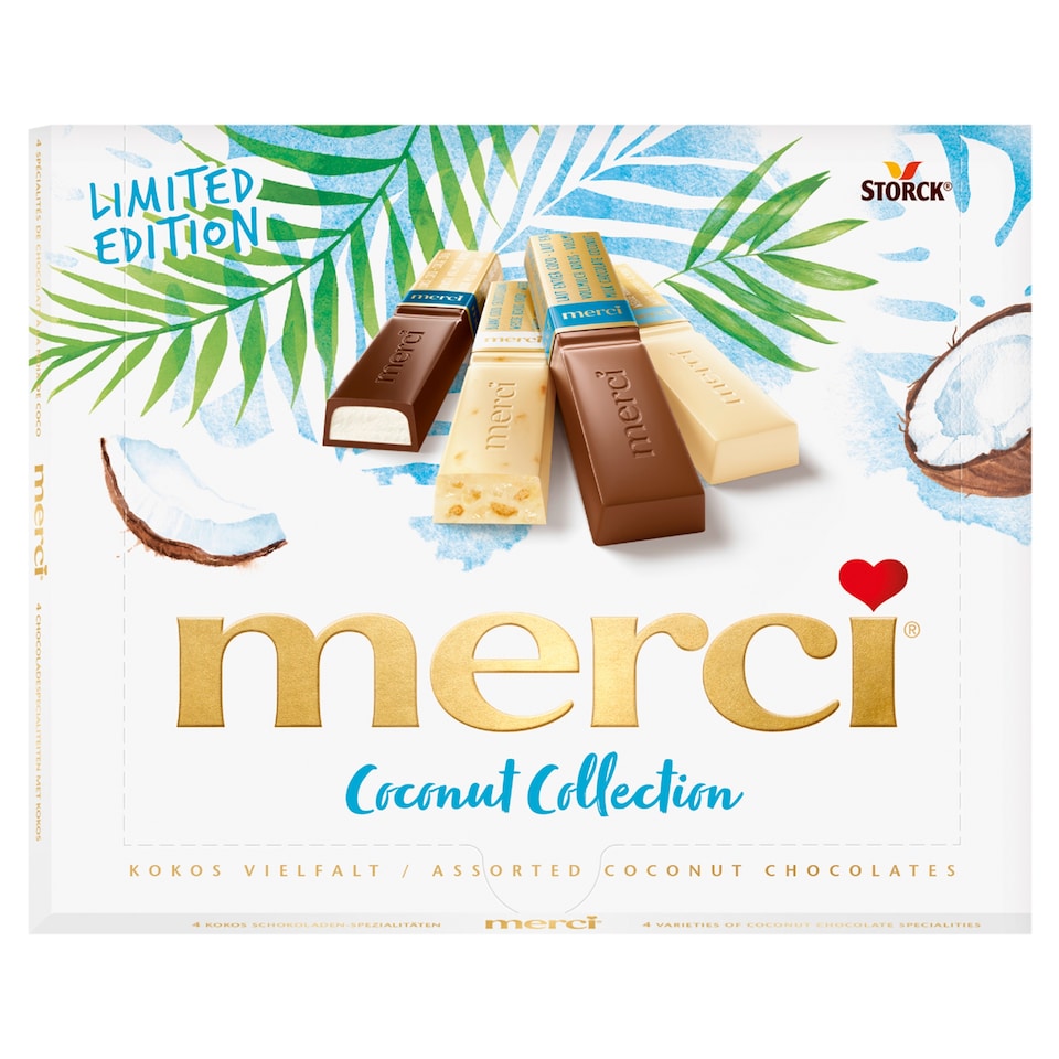 merci Coconut Collection Assorted Coconut Chocolates 250g