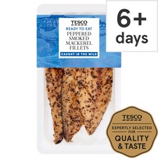 Tesco Peppered Smoked Mackerel Fillets
