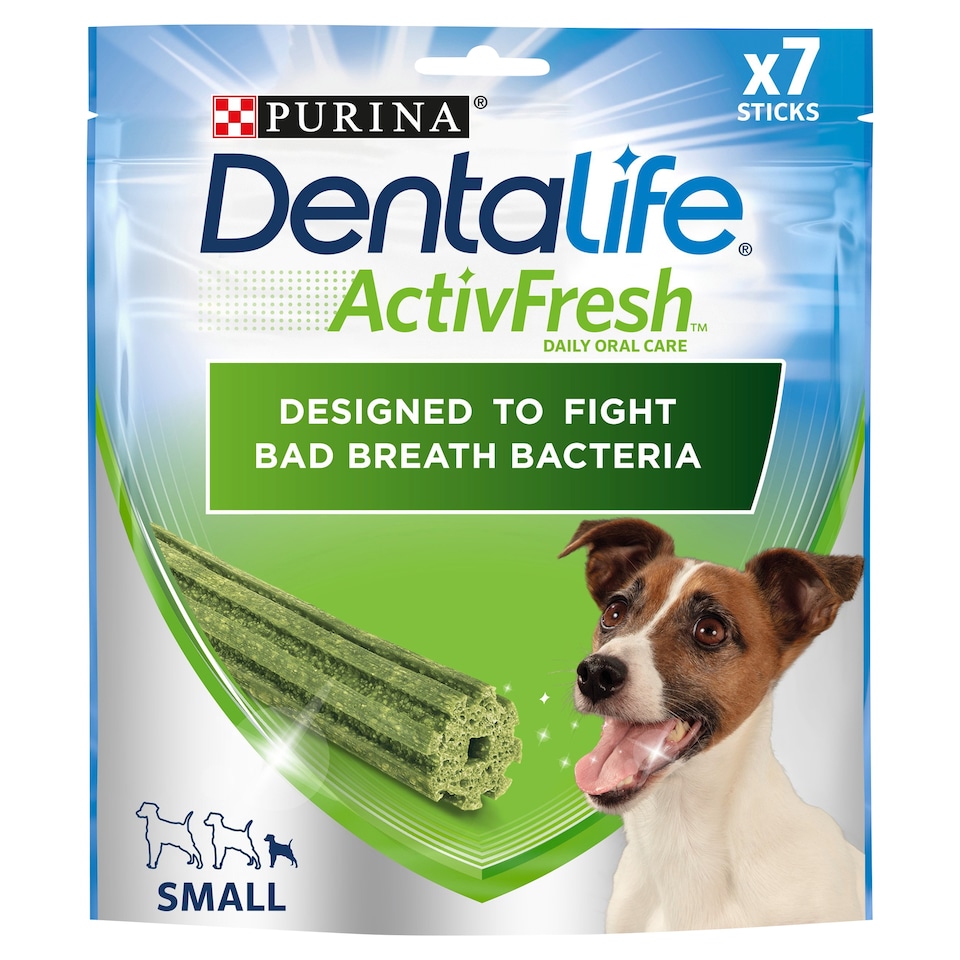 image 1 of Dentalife Activfresh 7 Small Dog Sticks 115G