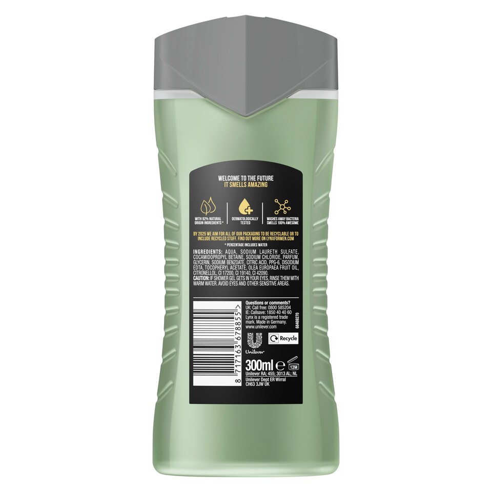 image 1 of Lynx+ Series Lynx Ink 300Ml Shower Gel