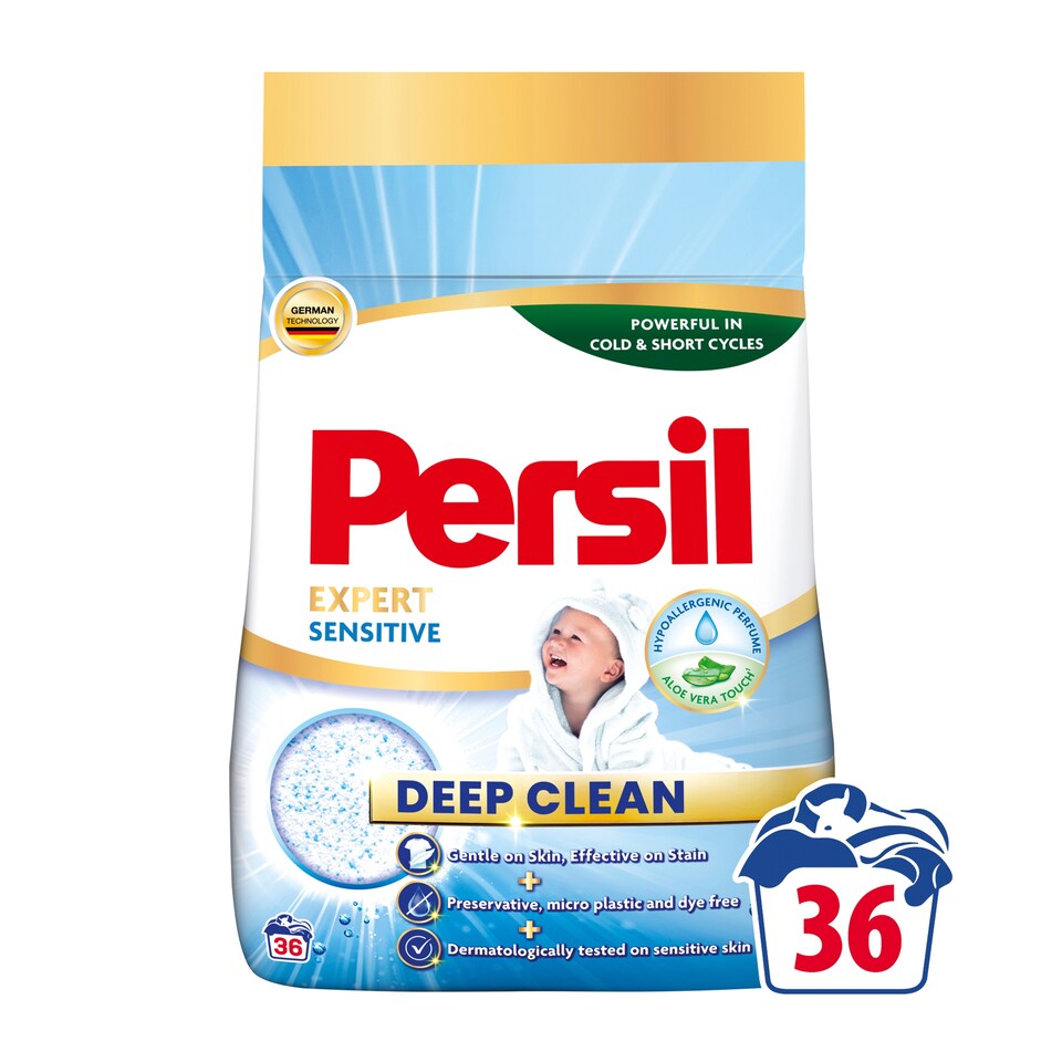 Persil Deep Clean Expert Sensitive Laundry Detergent 36 Washes 1.98kg