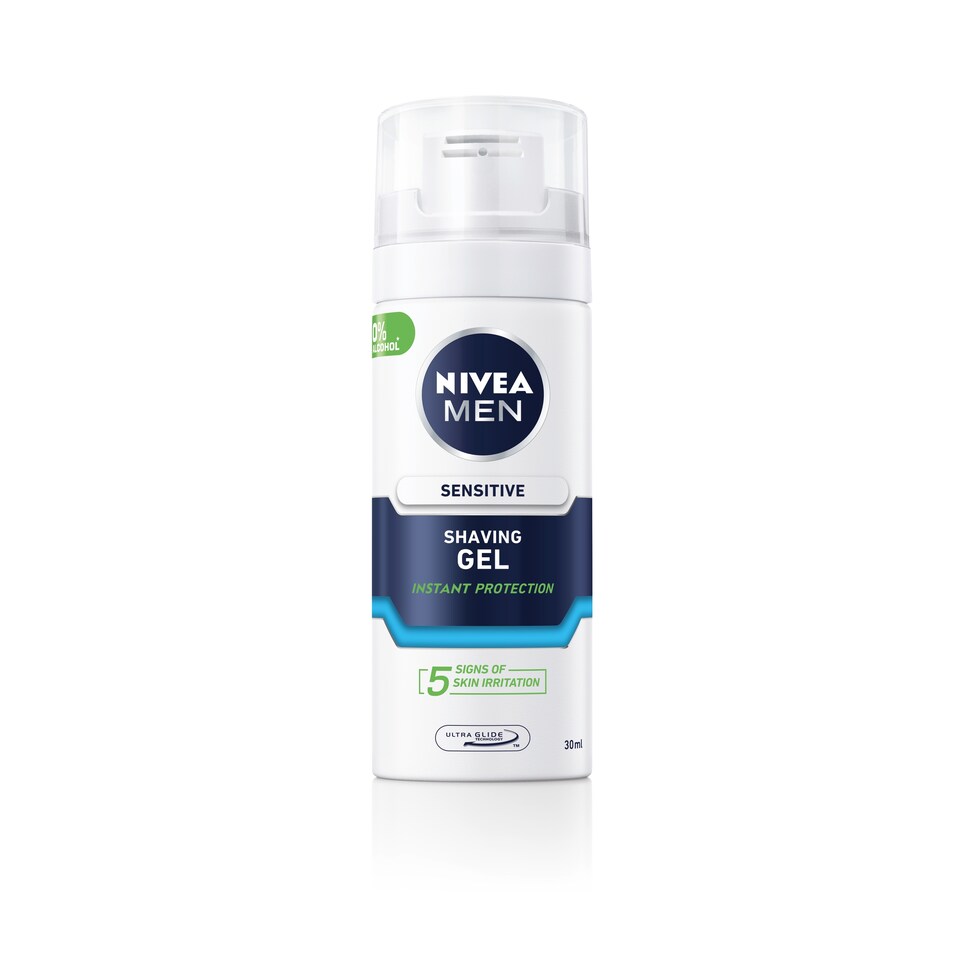 image 1 of NIVEA MEN Sensitive Mini Shaving Gel 30ml 
