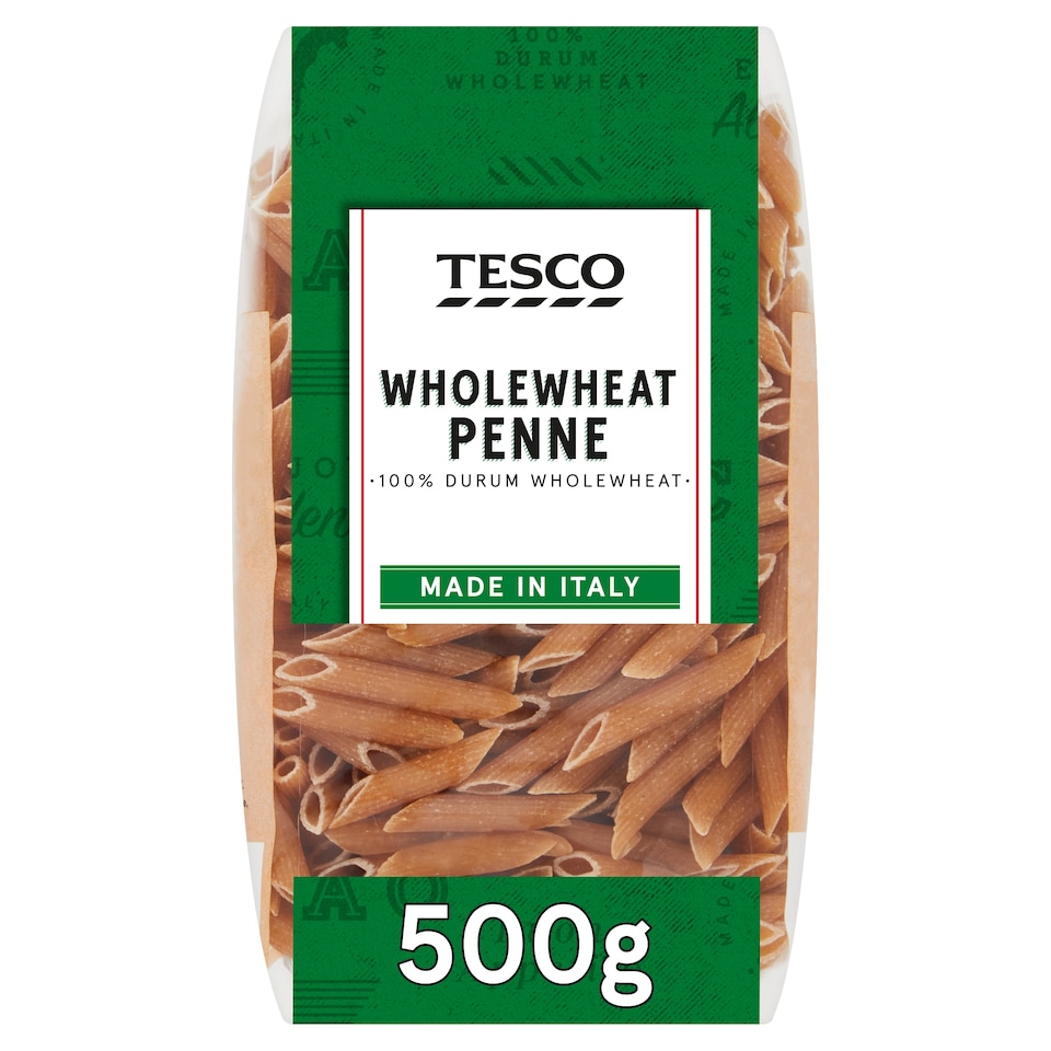 Tesco Wholewheat Penne 500g