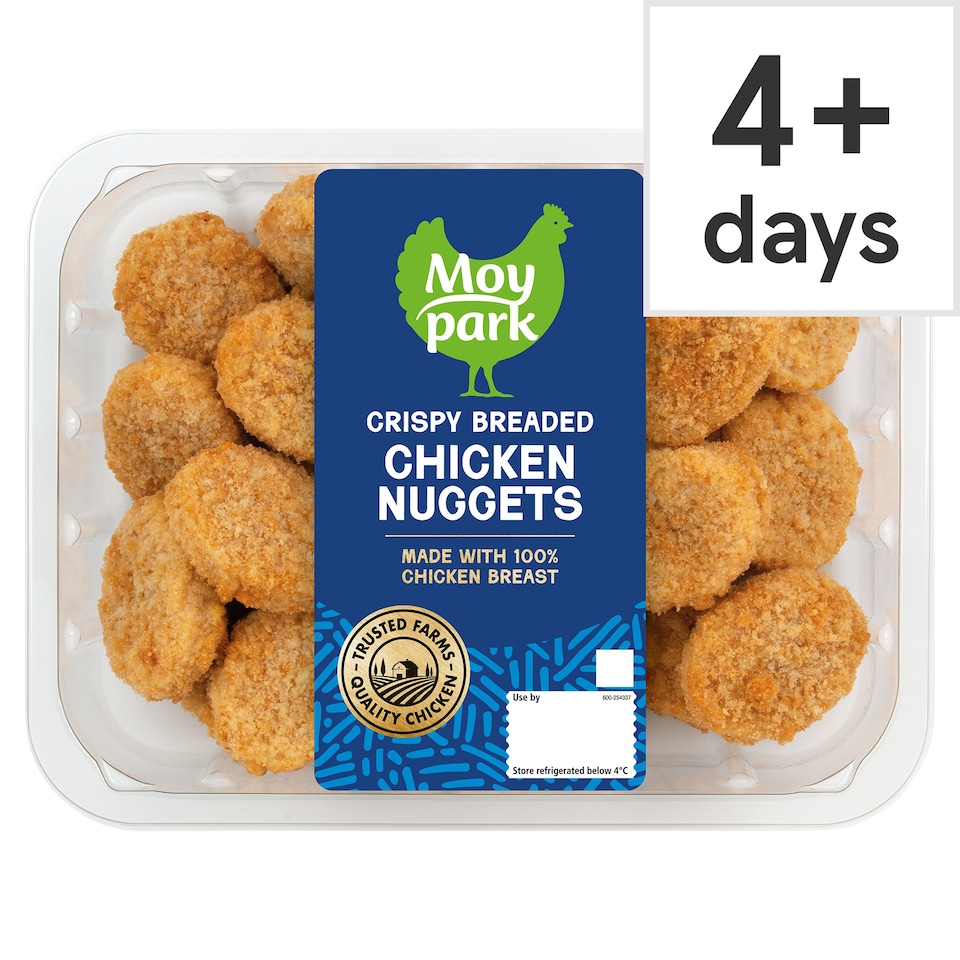 Moy Park Crispy Breaded Chicken Nuggets 400g