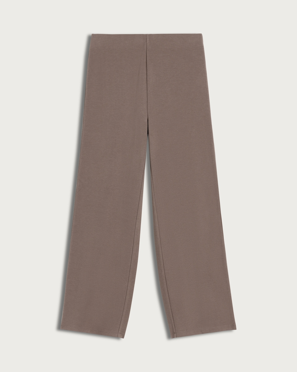 image 1 of F&F Wide Leg Co-ord Trousers in Mink