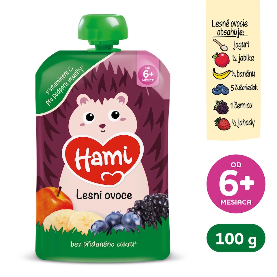 image 1 of HAMI pouch Forest fruit smoothie 100g