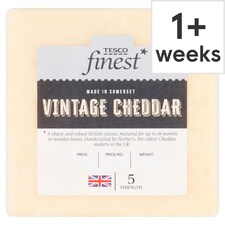 Tesco Finest Vintage Cheddar 200G