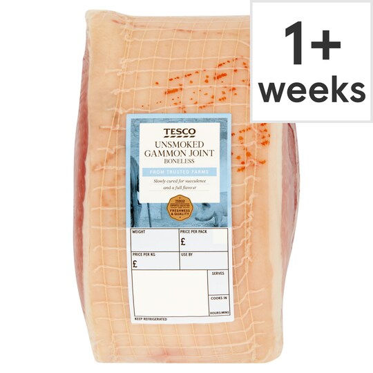 T Unsmoked Boneless Gammon Joint Tesco Groceries