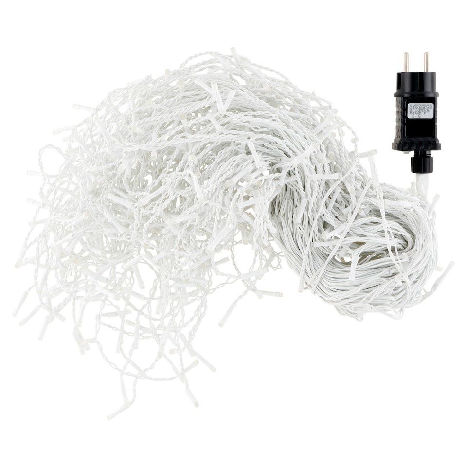 Snow Meister SM2019 500 LED hideg fehér energiatakarékos függöny fényfüzér 14,85 m  1. kép