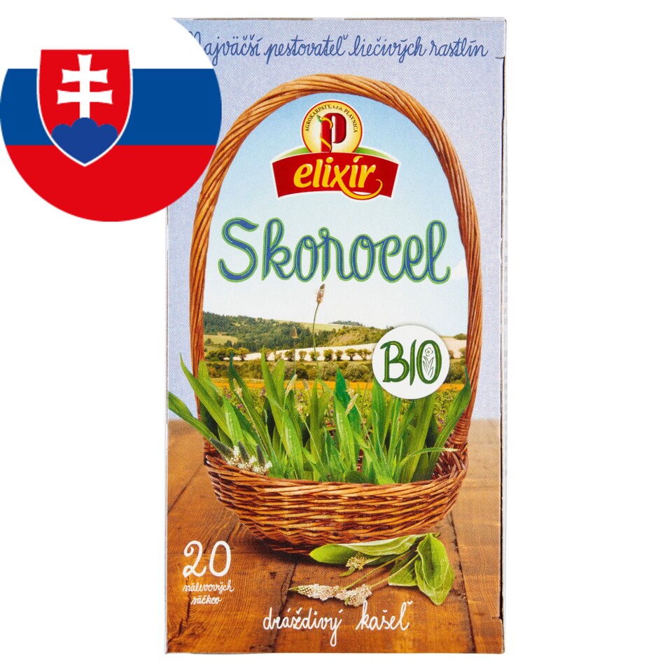 obrázok 1 z Elixír Bio skorocel kopijovitý bylinný čaj 20 x 2 g (40 g)