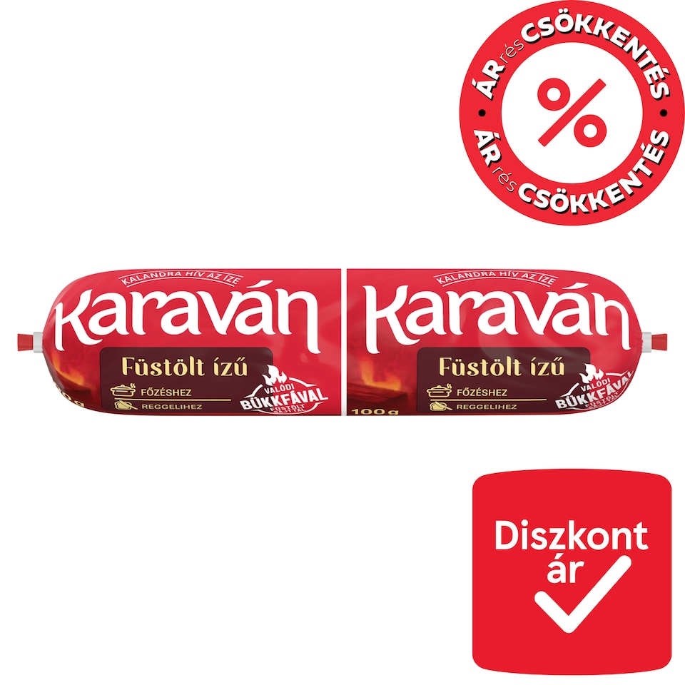 Karaván Smoke Flavoured, Fat, Processed Cheese Spread 100 g
