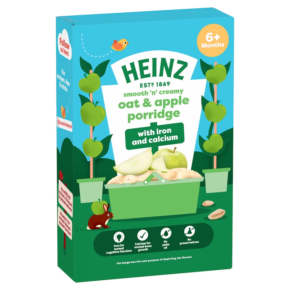image 1 of Heinz Oat & Apple Porridge 125g