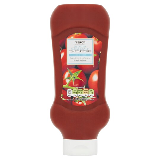 Tesco Reduced Sugar & Salt Ketchup 845G Tesco Groceries
