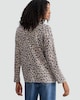 image 3 of F&F Leopard Print Long Sleeved Jumper in Multi Brown