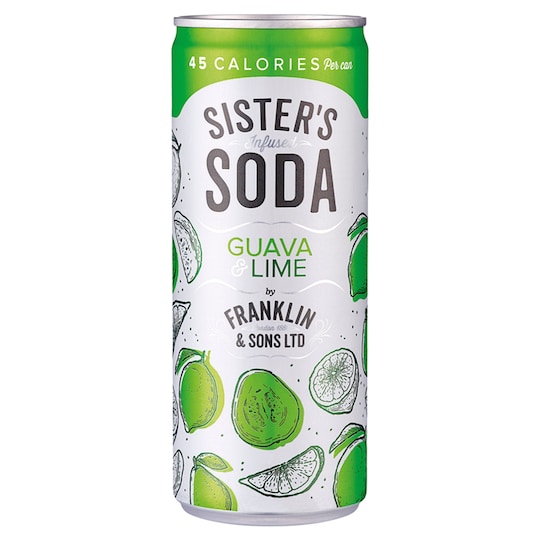 Franklin & Sons Guava & Lime Soda 250Ml Tesco Groceries