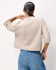 image 3 of F&F Knitted 3/4 Sleeve Cardigan in Neutral