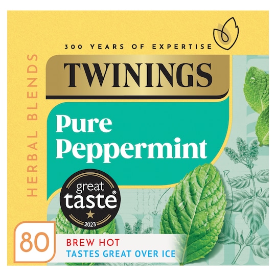 Twinings Pure Peppermint 80 Tea Bags 160g