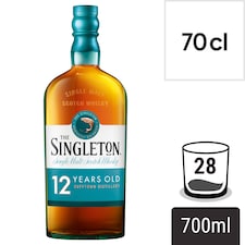 Singleton of Dufftown 12 Year Whisky Bottle 40% Vol 70cl
