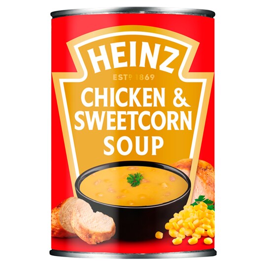 Heinz Classic Chicken & Sweetcorn Soups 400G Tesco Groceries