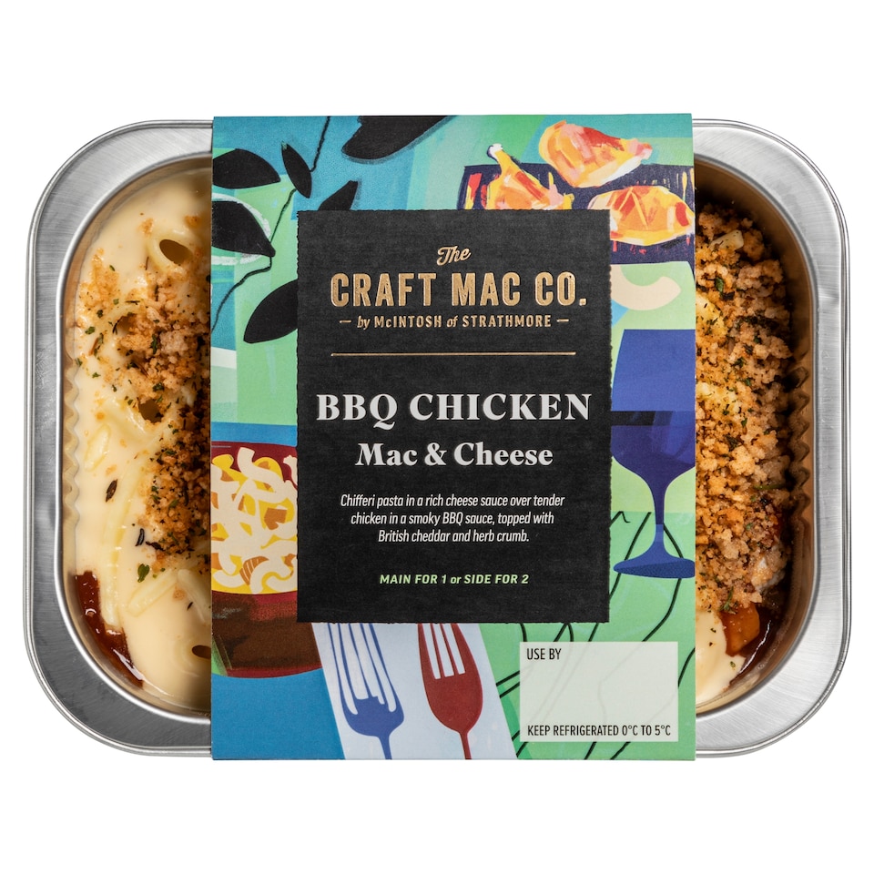 The Craft Mac Co. BBQ Chicken Mac & Cheese 375g
