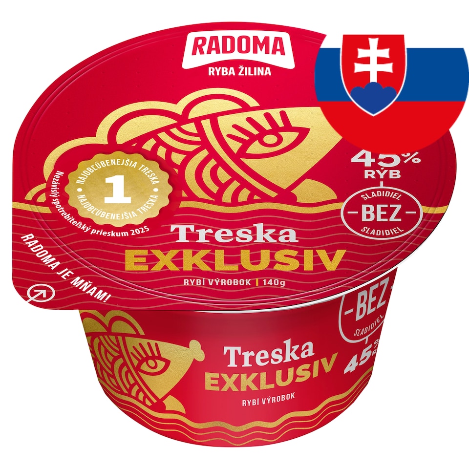PRETO Ryba Žilina Treska Exklusiv 140 g