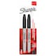 image 1 of Sharpie Permanent Markers, Fine Point, Black, 2 Count