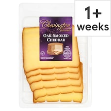 Chevington Oak Smoked Cheddar Slices 120G