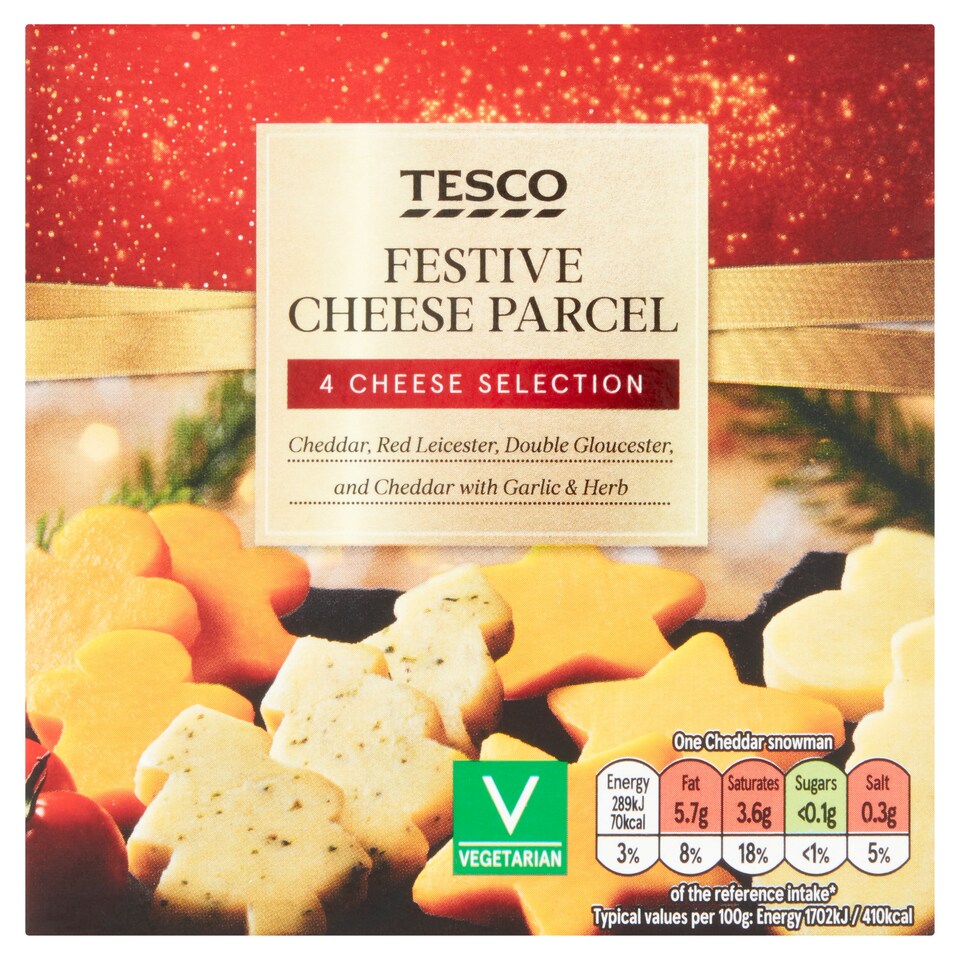 Tesco Festive Cheese Parcel 204G