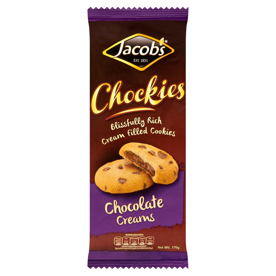 Jacobs Chockies Chocolate 170G