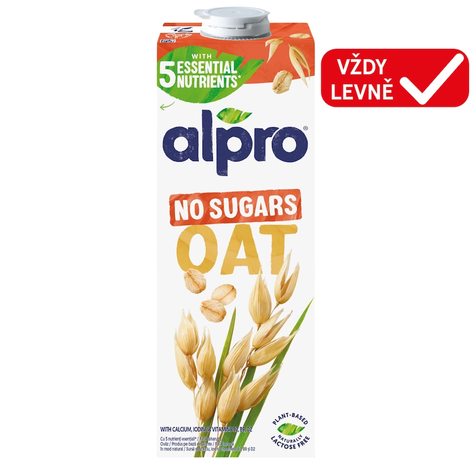 Obrázek 1 pro produkt ALPRO Ovesný nápoj neslazený 1l