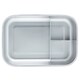 image 3 of Smash Neon Blue 3 Compartment Bento Box 1.2L
