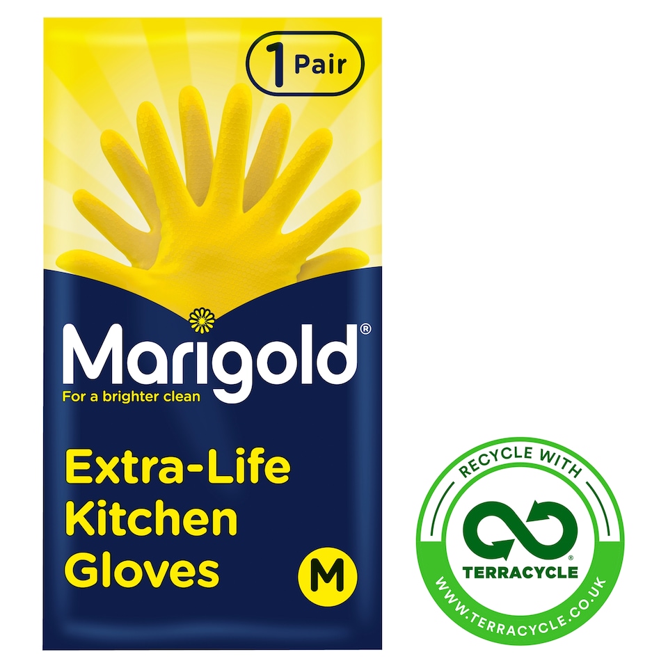 image 1 of Marigold Extra Life Kitchen Gloves - Medium 1 Pair