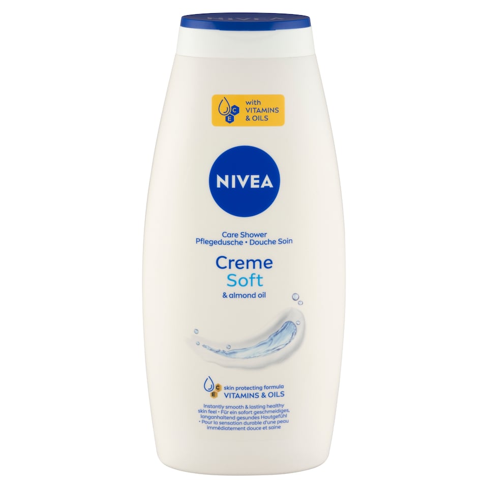 NIVEA Creme Soft krémtusfürdő 750 ml  1. kép