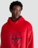image 2 of Arsenal Football Club Fleece Pyjama Hoodie in Red
