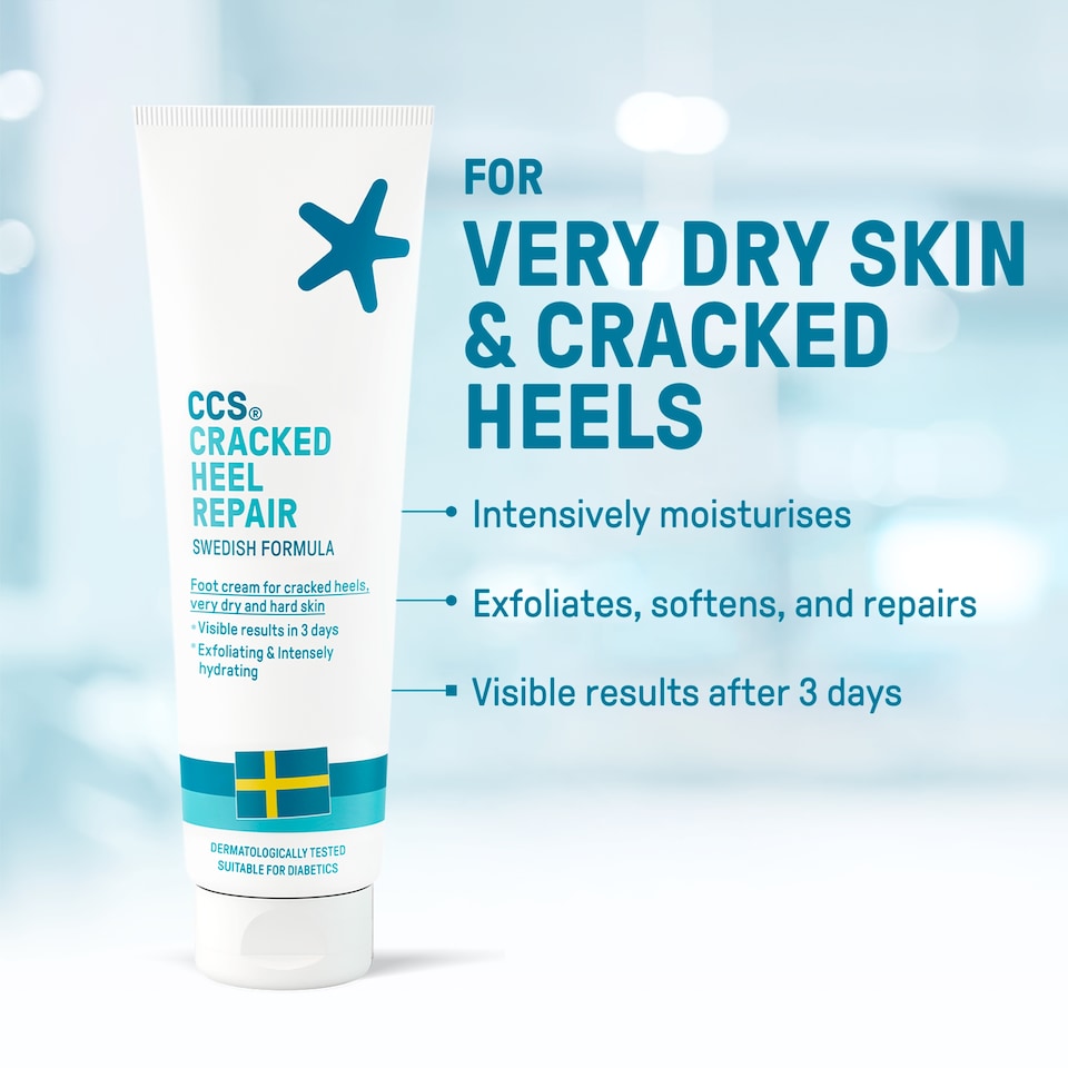 image 1 of CCS Cracked Heel Repair Foot Cream 125ml