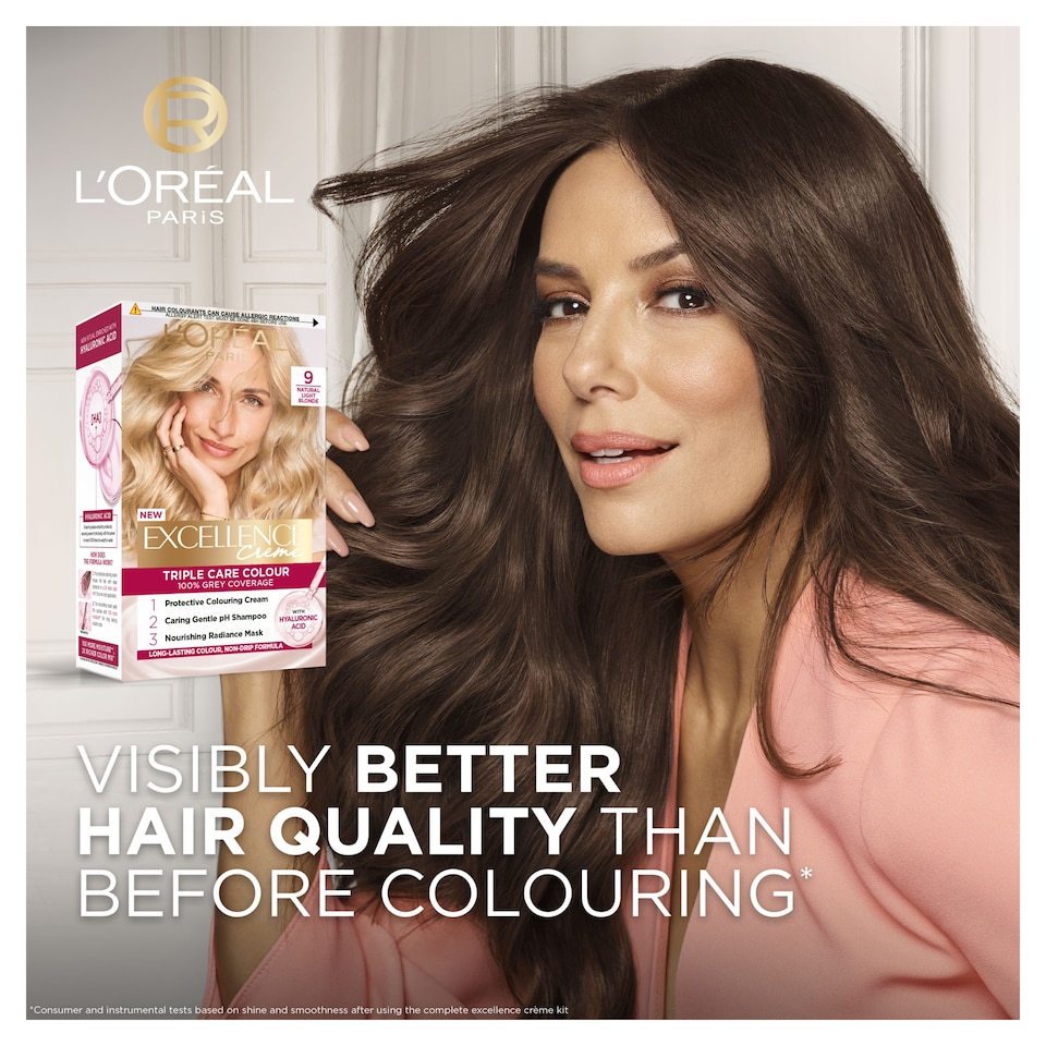 image 1 of L'Oreal Paris Excellence Creme 9 Natural Light Blonde Permanent Hair Dye