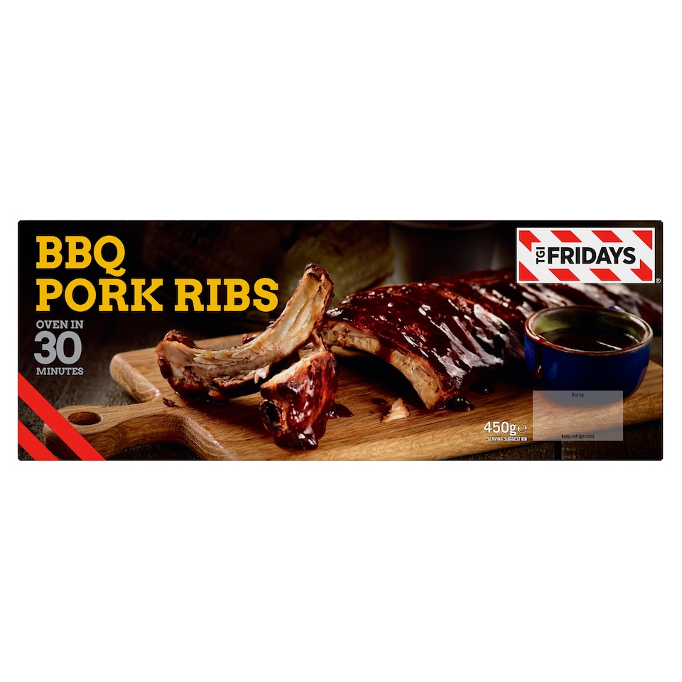 TGI Friday's BBQ Pork Rib Rack 450g