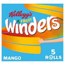 Kellogg's Fruit Winders Mango Snack Rolls 5x17g