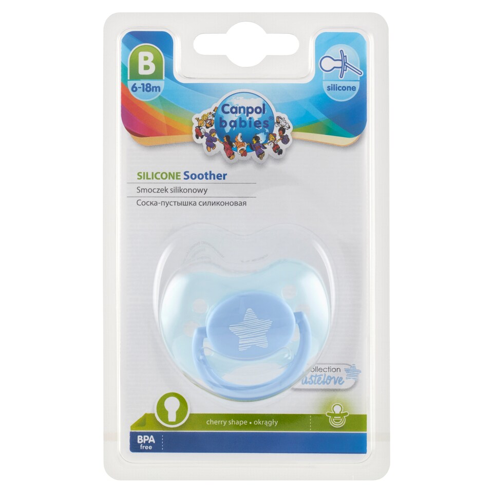 Canpol babies Silicone Soother Cherry