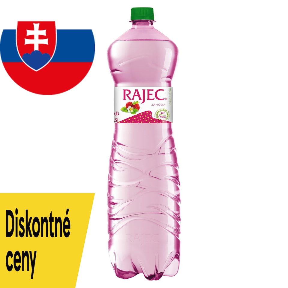 Rajec Jahoda jemne sýtená 1,5 l