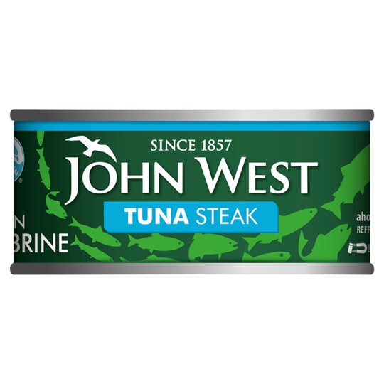 John West Tuna Steak Brine 80G Tesco Groceries