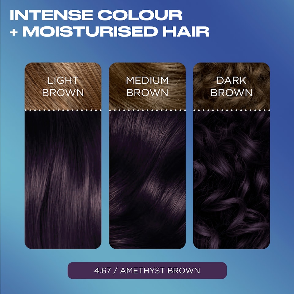 image 1 of CLAIROL NICE'N EASY BOLD PERMANENT HAIR DYE - 4.67 AMETHYST BROWN