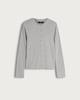 image 4 of F&F Cotton Rich long Sleeved Button Up Top in Grey