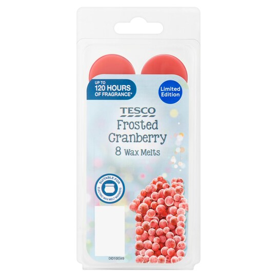 Tesco Frosted Cranberry Wax Melts 8 Pack Tesco Groceries