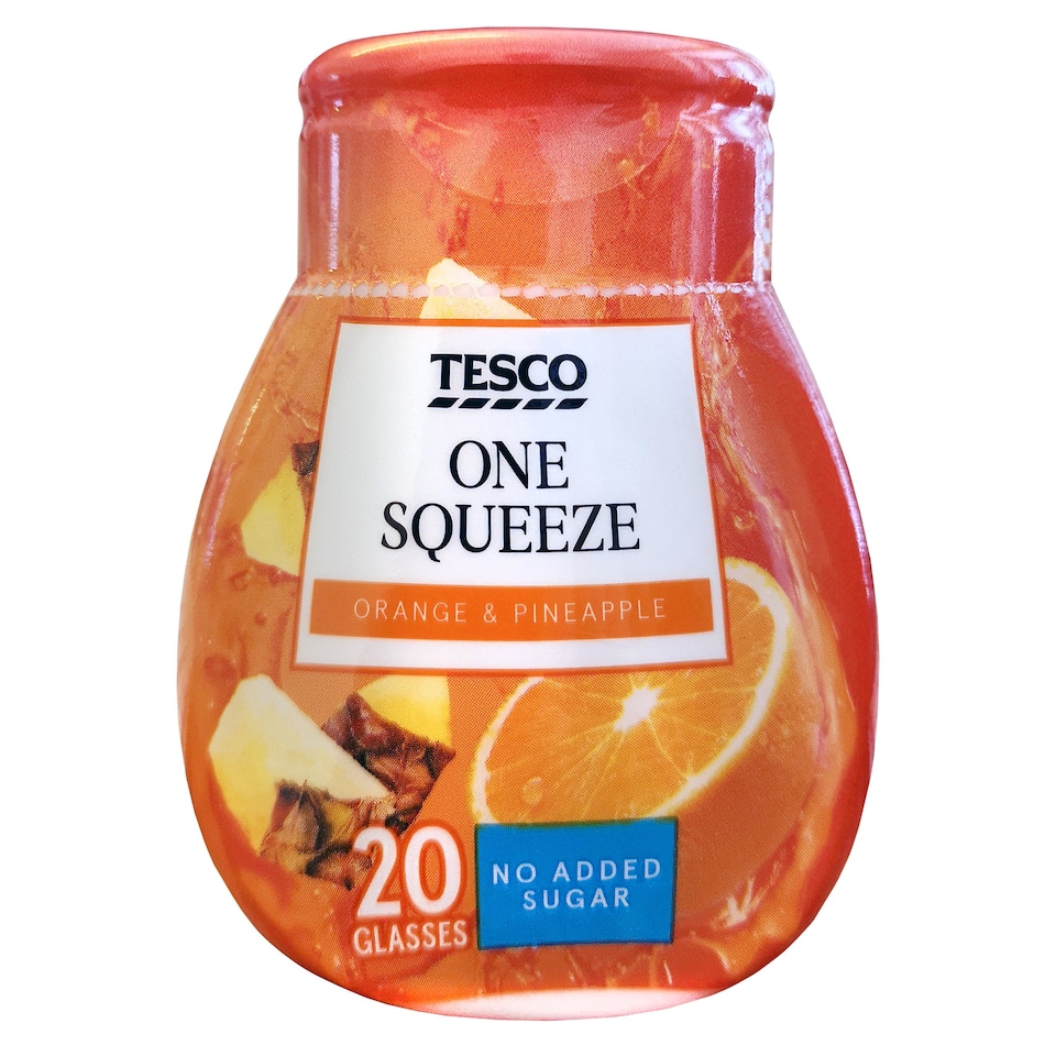 Tesco Orange And And Pineapple One Squeeze 66Ml