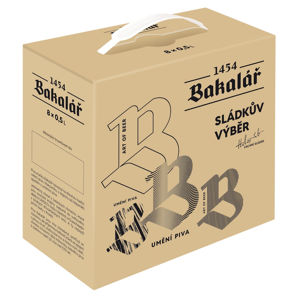 Bakalář Pivo světlý ležák 8 x 0,5l