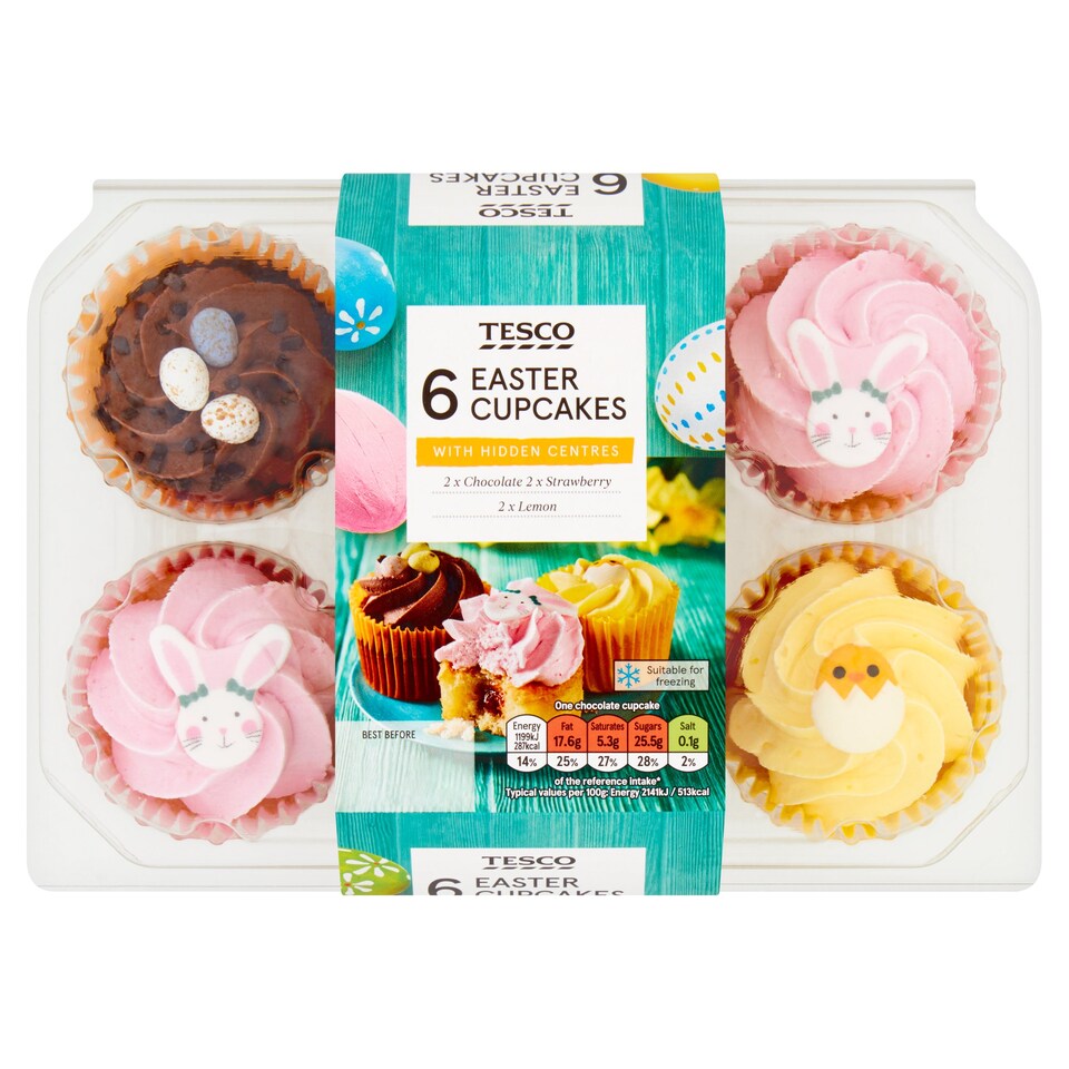 Tesco Easter Cupcakes 6 Pack Tesco Groceries