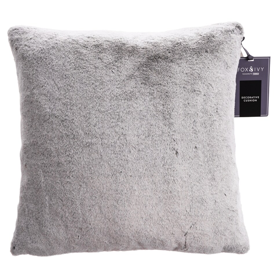 Fox & Ivy Nordic Forest Faux Fur Cushion