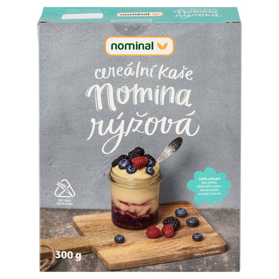 obrázok 1 z Nominal Nomina cereálna kaša ryžová 300 g