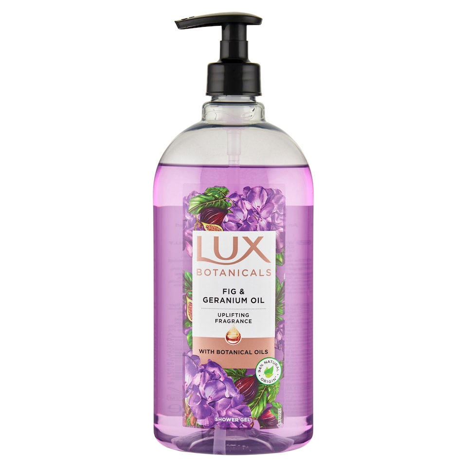 image 1 of Lux Botanicals Fig & Geranium Oil Shower Gel 720 ml